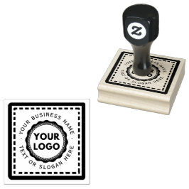 Aangepaste zakelijke Logo groot Rubberstempel