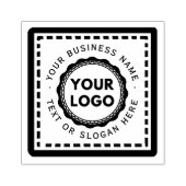 Aangepaste zakelijke Logo groot Rubberstempel (Afrduk)