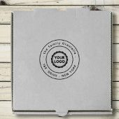 Aangepaste zakelijke Logo groot Rubberstempel