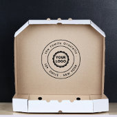 Aangepaste zakelijke Logo groot Rubberstempel