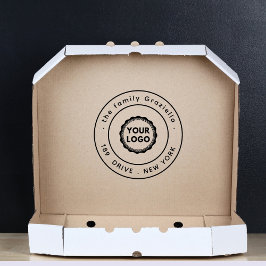 Aangepaste zakelijke Logo groot Rubberstempel