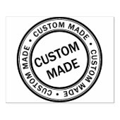 Aangepaste zakelijke Logo groot Rubberstempel (Afrduk)