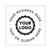 Aangepaste zakelijke Logo groot Rubberstempel (Afrduk)