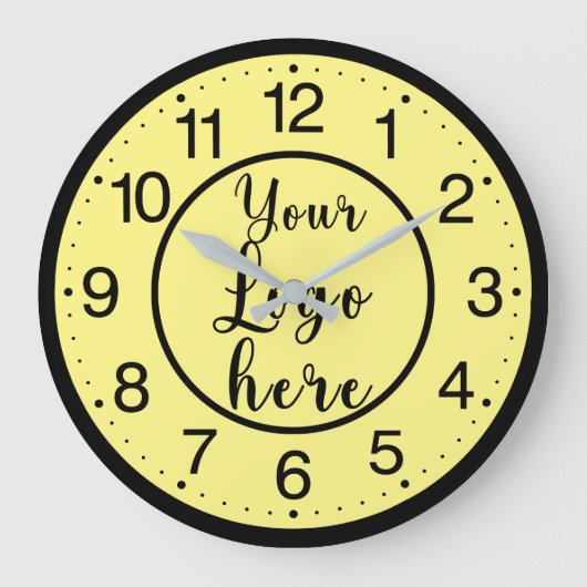 Aangepaste zakelijke Logo - Grote klok (Voorkant)