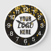 Aangepaste zakelijke Logo Grote Klok (Voorkant)