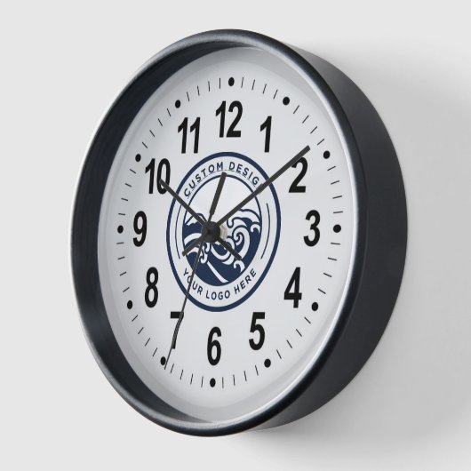 Aangepaste zakelijke Logo - Grote klok (Hoek)