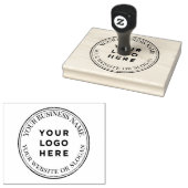 Aangepaste zakelijke Logo Grote rubberstempel (Gestempeld)