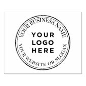 Aangepaste zakelijke Logo Grote rubberstempel (Afrduk)