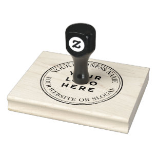Aangepaste zakelijke Logo Grote rubberstempel