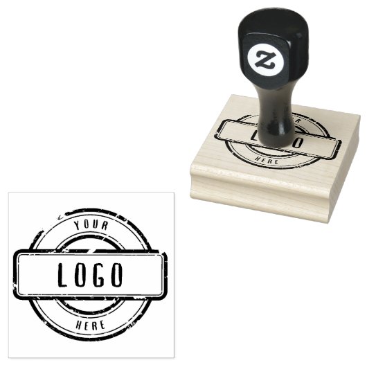 Aangepaste zakelijke Logo Grote rubberstempel (Gestempeld)