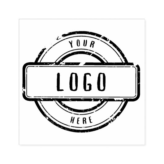Aangepaste zakelijke Logo Grote rubberstempel (Afrduk)