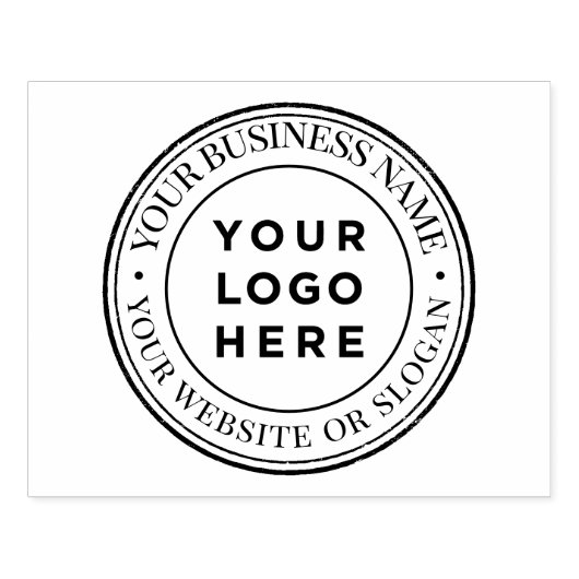 Aangepaste zakelijke Logo Grote rubberstempel (Afrduk)