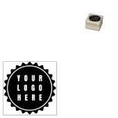 Aangepaste zakelijke Logo Grote rubberstempel (Gestempeld)