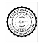 Aangepaste zakelijke Logo Grote rubberstempel (Afrduk)