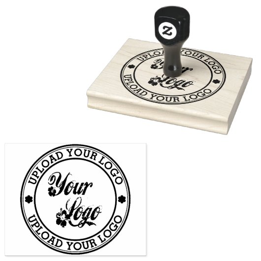 Aangepaste zakelijke Logo Grote rubberstempel (Gestempeld)