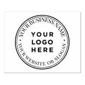 Aangepaste zakelijke Logo Grote rubberstempel (Afrduk)