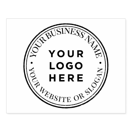 Aangepaste zakelijke Logo Grote rubberstempel (Afrduk)