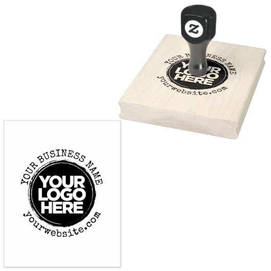 Aangepaste zakelijke Logo Grote typemachine Rubberstempel (Gestempeld)