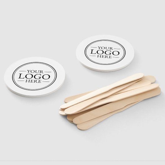 Aangepaste zakelijke Logo Handwaaier (Niet-gemonteerd)