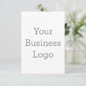 8,9 x 12,7 cm Enkele bedankkaart (Staand voorkant)