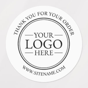 Aangepaste zakelijke Logo Hartelijk dank Labels