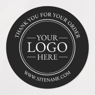 Aangepaste zakelijke Logo Hartelijk dank Labels