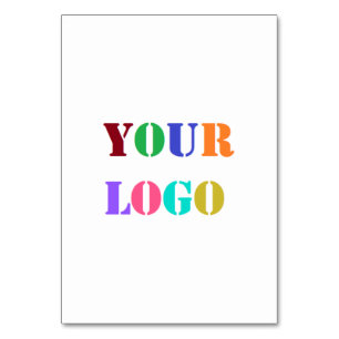 Aangepaste zakelijke Logo Het nummer van uw bedrij Kaart