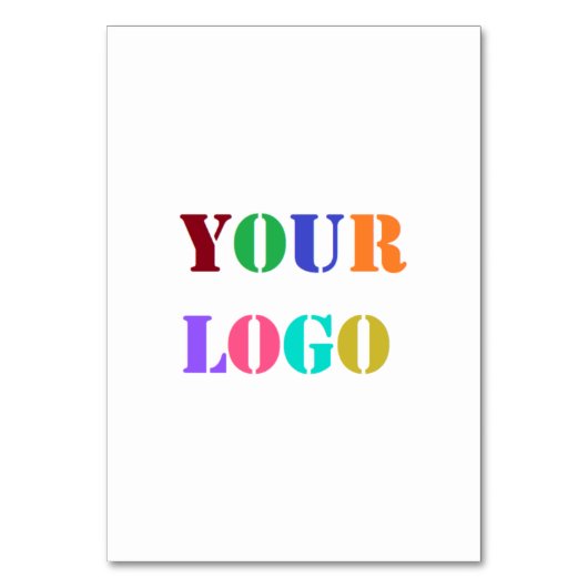 Aangepaste zakelijke Logo Het nummer van uw bedrij Kaart (Voorkant)