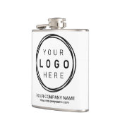 Aangepaste zakelijke Logo Heupfles (Links)