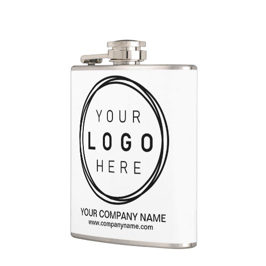 Aangepaste zakelijke Logo Heupfles (Links)