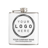 Aangepaste zakelijke Logo Heupfles (Voorkant)