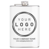 Aangepaste zakelijke Logo Heupfles (Voorkant)