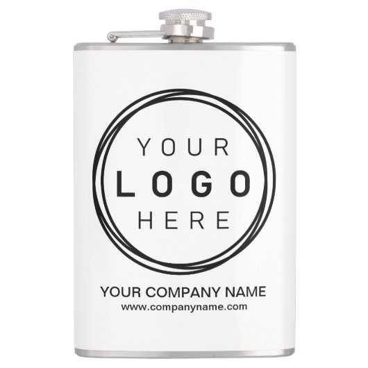 Aangepaste zakelijke Logo Heupfles (Voorkant)