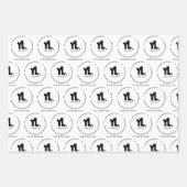 Aangepaste zakelijke Logo Inpakpapier Vel (Voorkant 3)