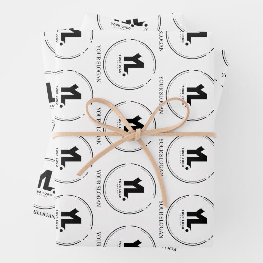 Aangepaste zakelijke Logo Inpakpapier Vel (In situ)