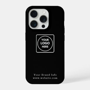Aangepaste Zakelijke Logo iPhone Hoes Bedrijfslo 15 Pro Case