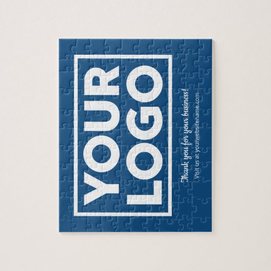 Aangepaste zakelijke Logo Klant Hartelijk dank voo Legpuzzel (Verticaal)