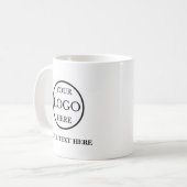 Aangepaste zakelijke Logo Koffiemok (Voorkant links)