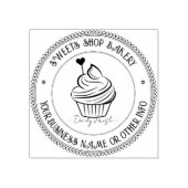 Aangepaste zakelijke Logo | Leuke zelfgemaakte bak Rubberstempel (Afrduk)