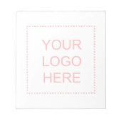 Aangepaste zakelijke logo | Levering Kantoor Notitieblok (Voorkant)