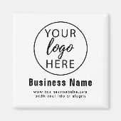 Aangepaste zakelijke Logo Magneet (Voorkant)