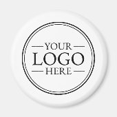 Aangepaste zakelijke Logo Magneet (Voorkant)