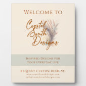 Aangepaste zakelijke Logo Marketing Welkomstscherm Fotoplaat (Voorkant)