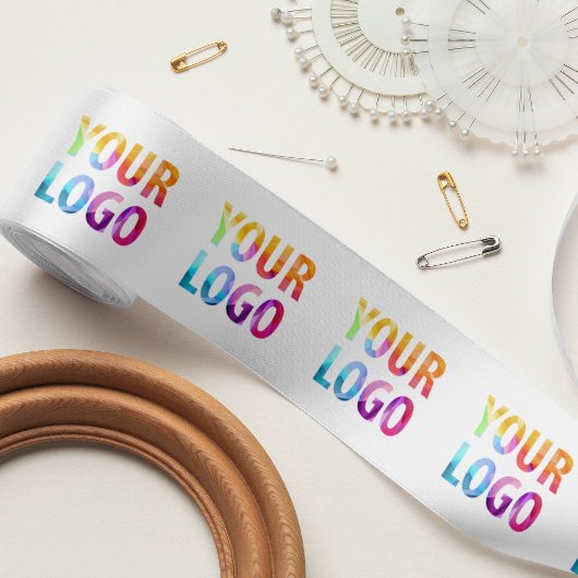 Aangepaste zakelijke Logo-marketingaanbieding voor Satijnen Lint