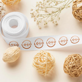 Aangepaste zakelijke Logo-marketingaanbieding voor Satijnen Lint