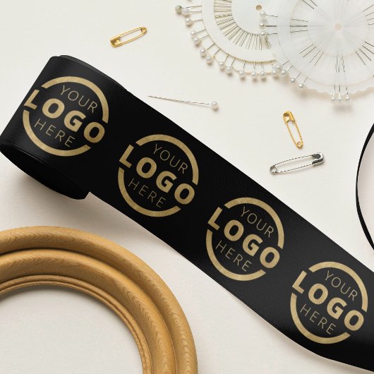 Aangepaste zakelijke Logo-marketingaanbieding voor Satijnen Lint