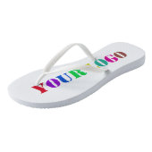 Aangepaste Zakelijke Logo Merk Flip Flops Voorbeel (Schuin)