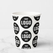 Aangepaste zakelijke Logo merk papier kopjes – Per Papieren Bekers (Voorkant)