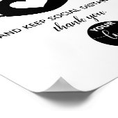 Aangepaste zakelijke Logo merkveiligheid Draag een Poster (Hoek)