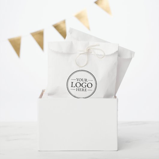 Aangepaste zakelijke Logo met aangepaste tekst Bedankzakje (Feest)